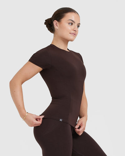 Mellow™ Soft Short Sleeve T-Shirt | 70% Cocoa