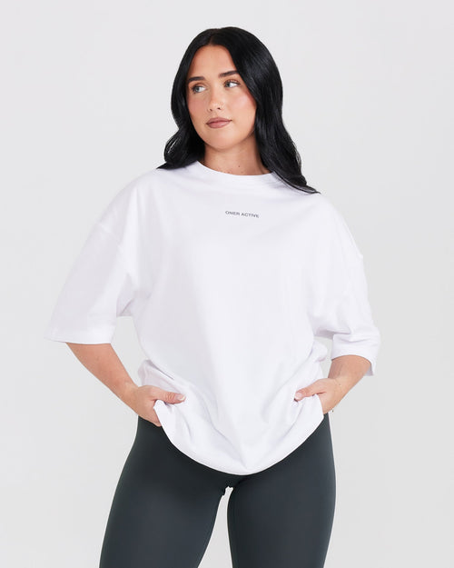 Oner Modal OYB Graphic Unisex T-Shirt | White