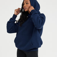 Classic Lounge Oversized Hoodie | Midnight