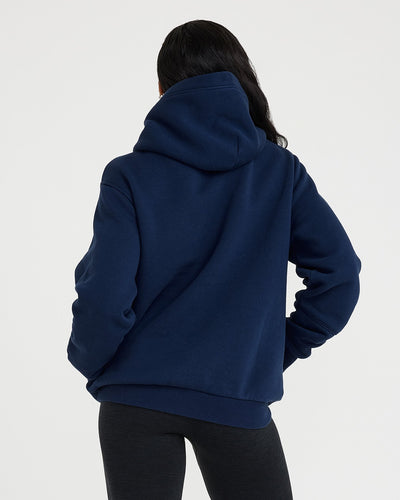 Classic Lounge Oversized Hoodie | Midnight