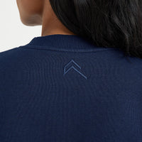 Classic Lounge Oversized Crew Neck | Midnight