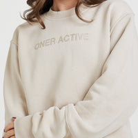 Classic Lounge Oversized Crew Neck | Sand