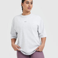 Raising The Bar Graphic Unisex T-Shirt | Light Grey Marl