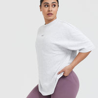 Raising The Bar Graphic Unisex T-Shirt | Light Grey Marl