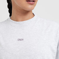 Raising The Bar Graphic Unisex T-Shirt | Light Grey Marl