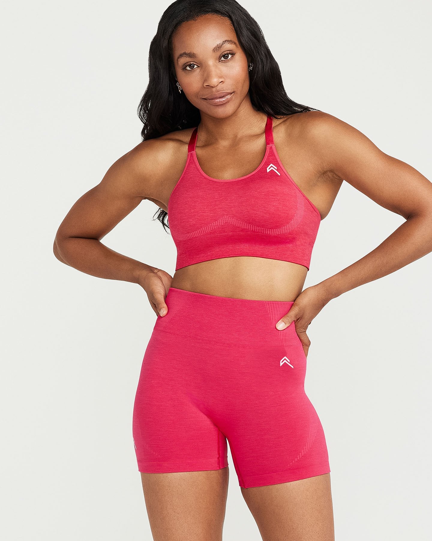 Classic Seamless Shorts | Berry Bloom Marl