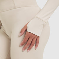 Timeless Crop Jacket | Sand