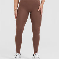 Timeless High Waisted Leggings | Chestnut