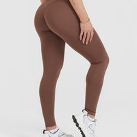 Timeless High Waisted Leggings | Chestnut
