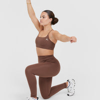 Timeless High Waisted Leggings | Chestnut