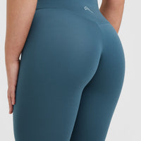 Timeless High Waisted Leggings | Lake Blue