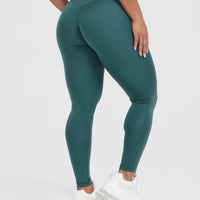Timeless High Waisted Leggings | Marine Teal