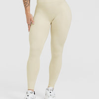 Timeless High Waisted Leggings | Vanilla
