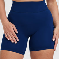 Timeless High Waisted Shorts 6" | Midnight