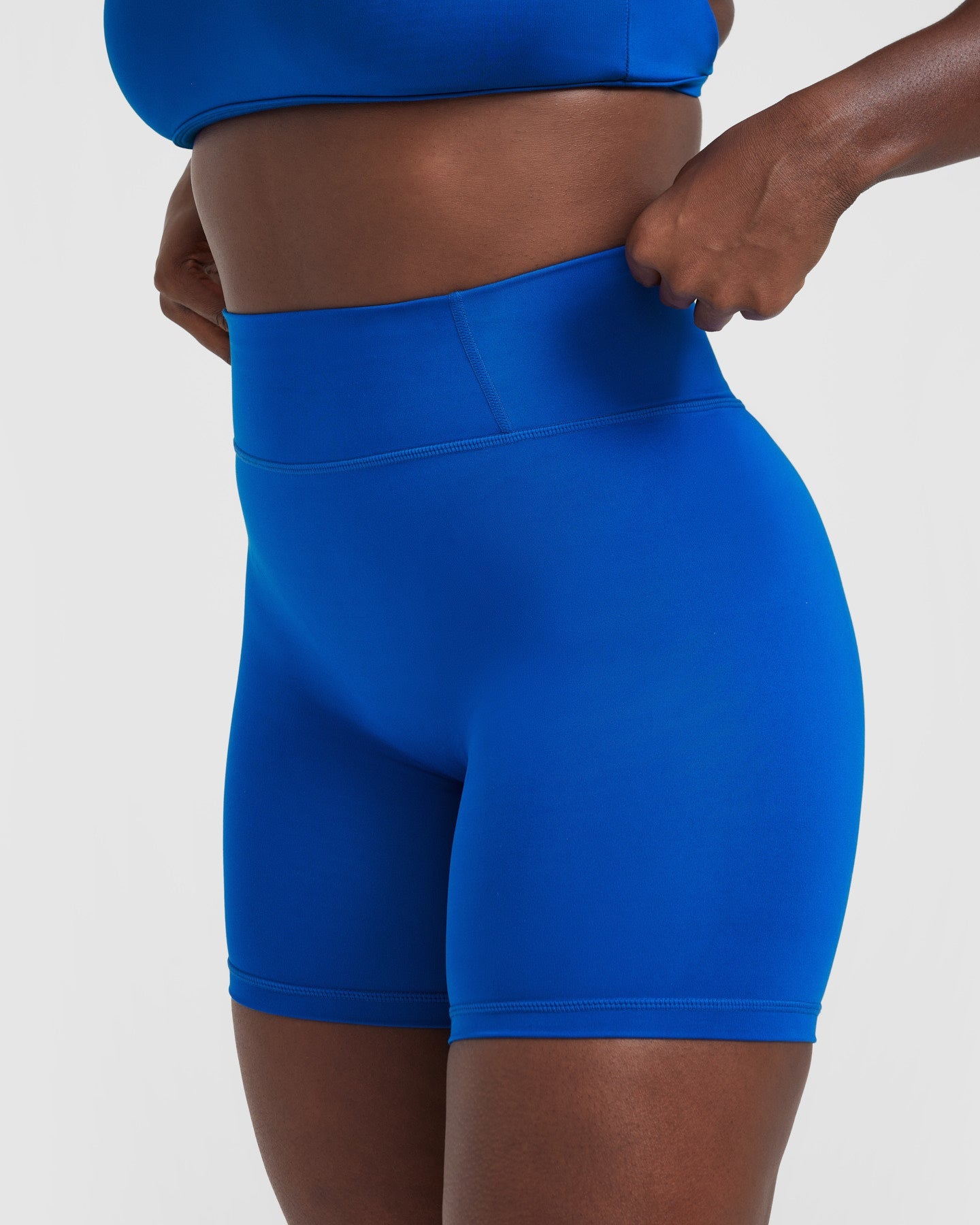 Timeless High Waisted Shorts 6" | Cobalt