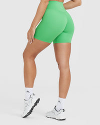 Timeless High Waisted Shorts 6" | Jade