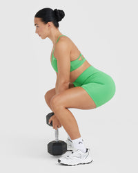 Timeless High Waisted Shorts 6" | Jade