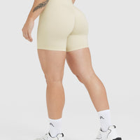 Timeless High Waisted Shorts 6" | Vanilla