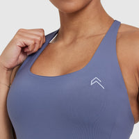 Timeless Square Neck Mid Vest | Slate Blue