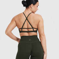Timeless Strappy Bralette | Khaki