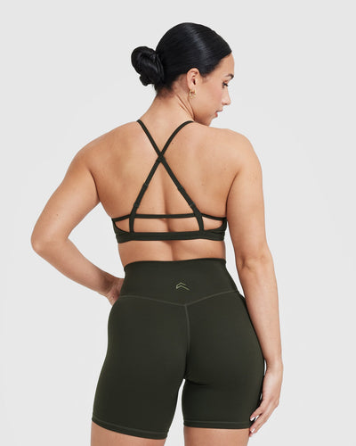 Timeless Strappy Bralette | Khaki