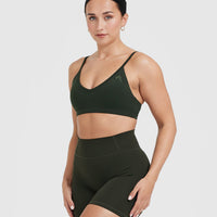 Timeless Strappy Bralette | Khaki