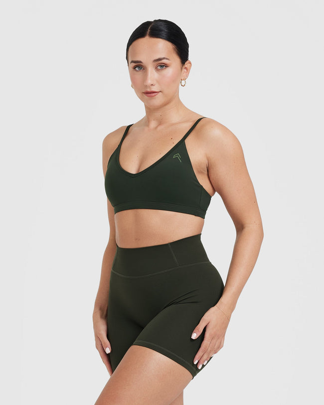 Timeless Strappy Bralette | Khaki