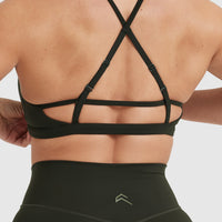 Timeless Strappy Bralette | Khaki