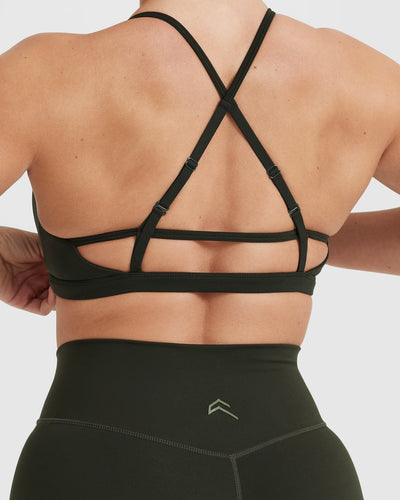 Timeless Strappy Bralette | Khaki