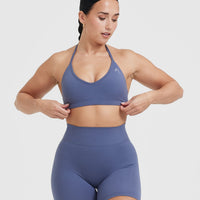 Timeless Strappy Bralette | Slate Blue