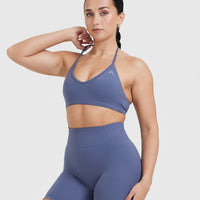 Timeless Strappy Bralette | Slate Blue