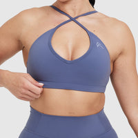 Timeless Strappy Bralette | Slate Blue
