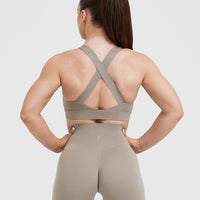 Timeless Wide Strap Sports Bra | Minky