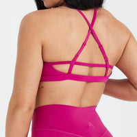 Timeless Strappy Bralette | Fuchsia
