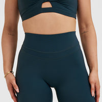 Unified High Waisted Leggings | Oil Blue