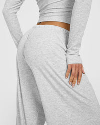 At Home Night Bottoms | Grey Marl