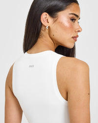SoftMotion™ High Neck Mid Vest | White