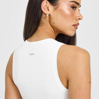 SoftMotion™ High Neck Mid Vest | White
