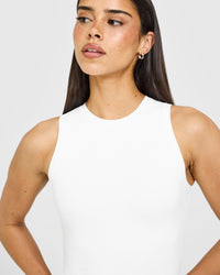 SoftMotion™ High Neck Mid Vest | White