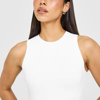 SoftMotion™ High Neck Mid Vest | White