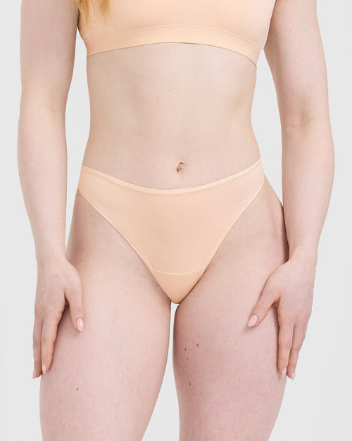 Oner Modal Silhouette Thong | Nude 1