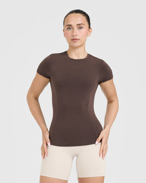 Oner Modal Mellow™ Soft Short Sleeve T-Shirt | Nude 5