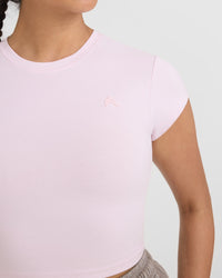 Cotton Icon Baby T-Shirt | Pastel Pink