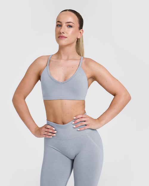 Oner Modal Timeless Strappy Bralette | Metal Grey