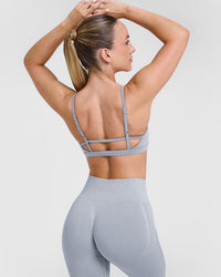 Timeless Strappy Bralette | Metal Grey