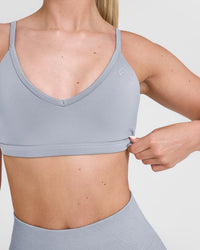 Timeless Strappy Bralette | Metal Grey