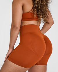 Effortless Seamless Shorts | Warm Copper