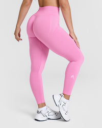 Effortless Seamless Leggings | Power Pink