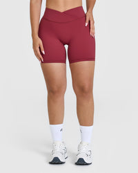 Unified Wrap Shorts 6" | Burnt Cherry