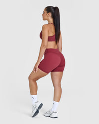Unified Wrap Shorts 6" | Burnt Cherry